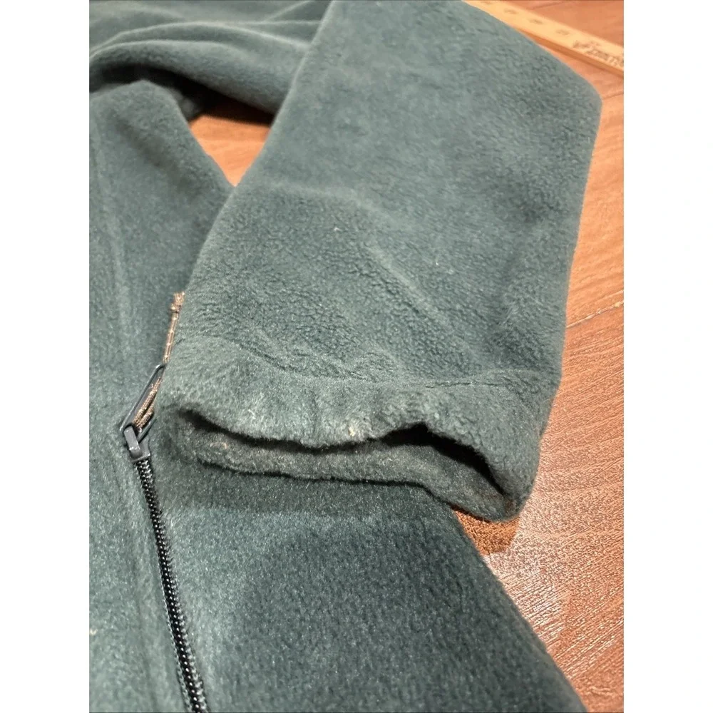 Columbia Full Zip Fleece Hoodie Women's Medium Green - Picture 4 of 10